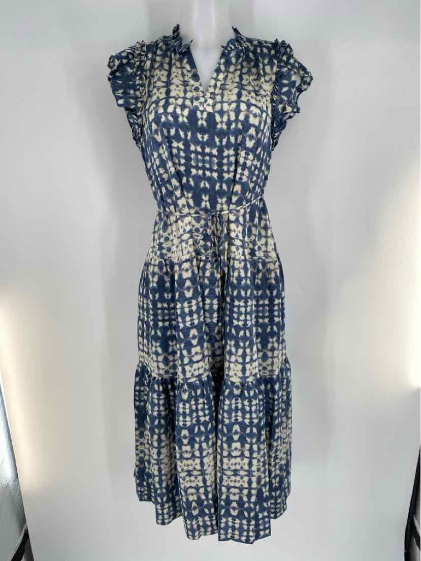 Size M PINCH Blue Print Dress