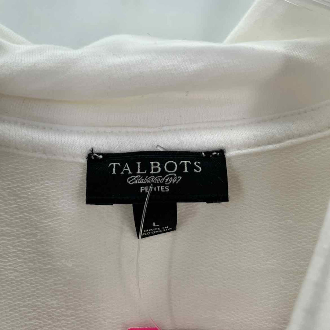 Size L Talbots White Jacket