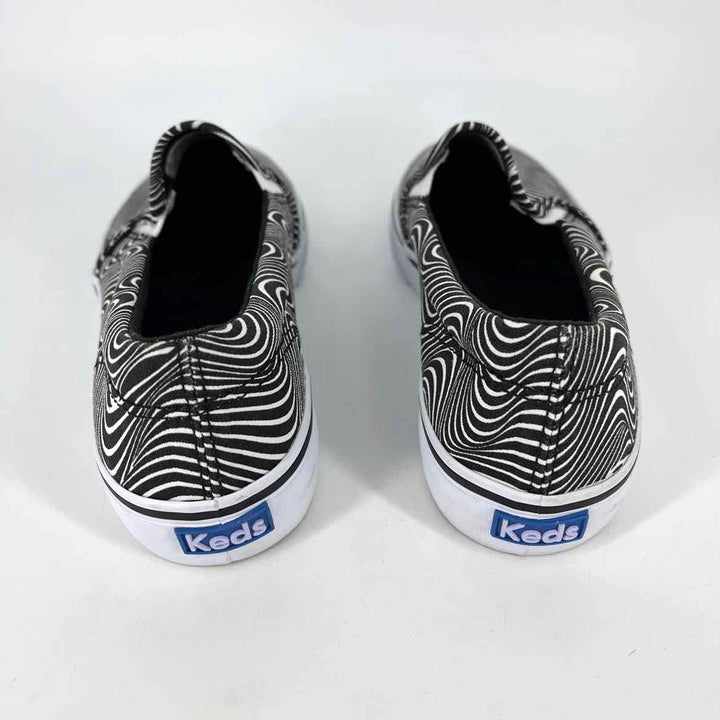 Shoe Size 9.5 Keds Black Canvas Flats