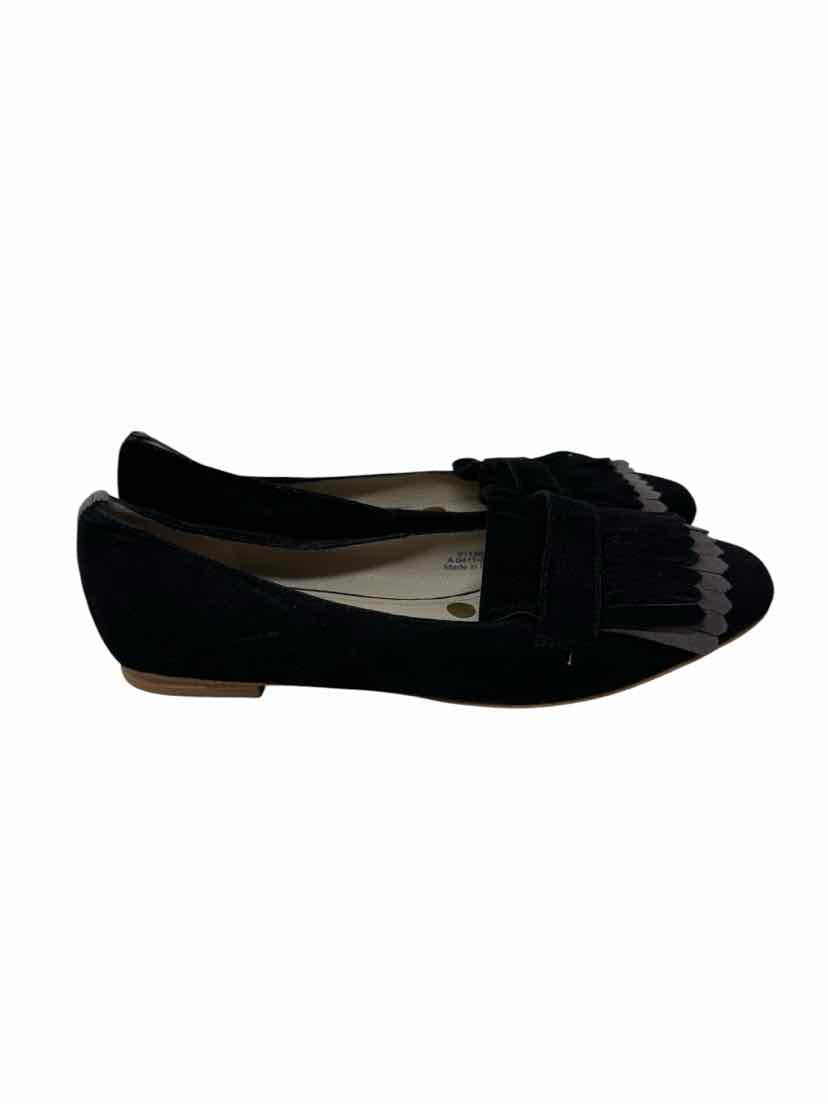 Shoe Size 9.5 Boden Black Suede Flats
