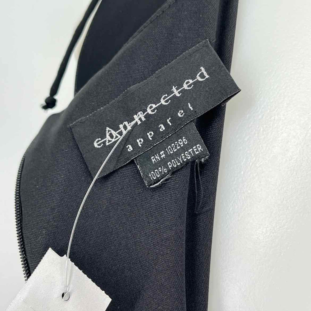 Size 10 CONNECTED APPAREL Black Dress