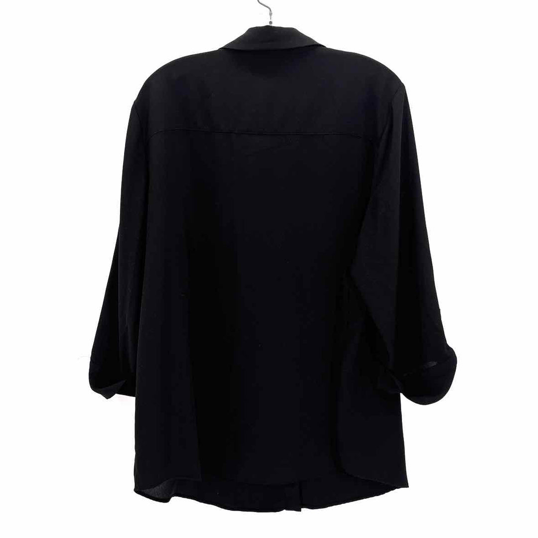 Size 1X Anne Klein Black Shirt