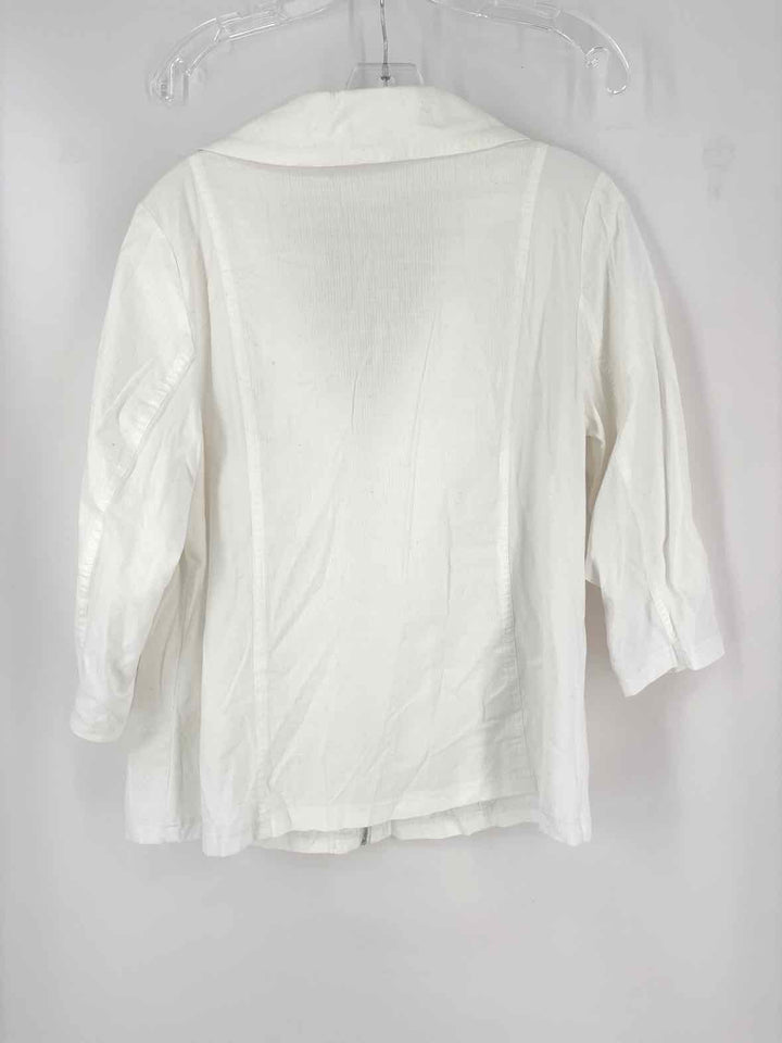 Size L Chico's White Jacket