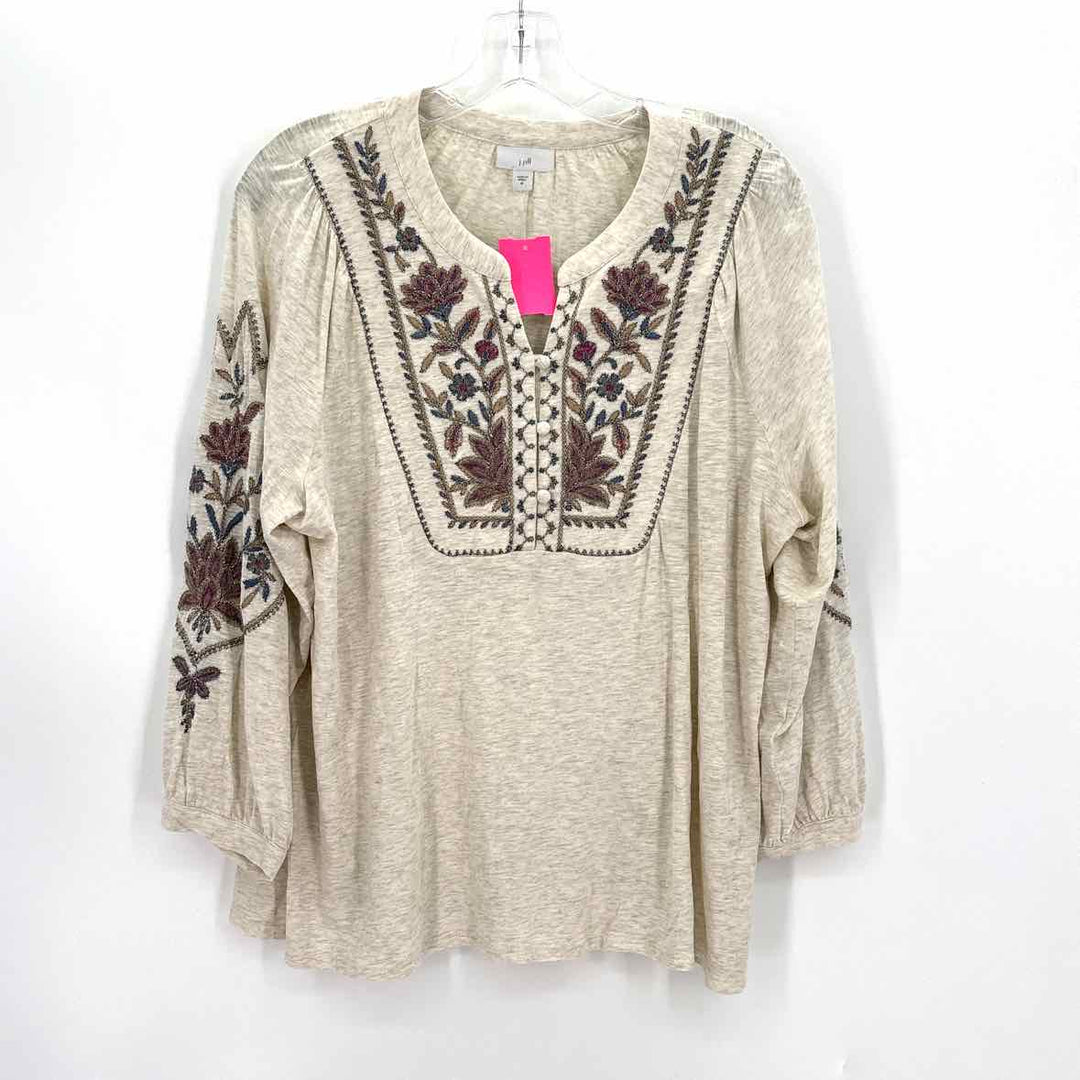 Size M J JILL Tan Shirt