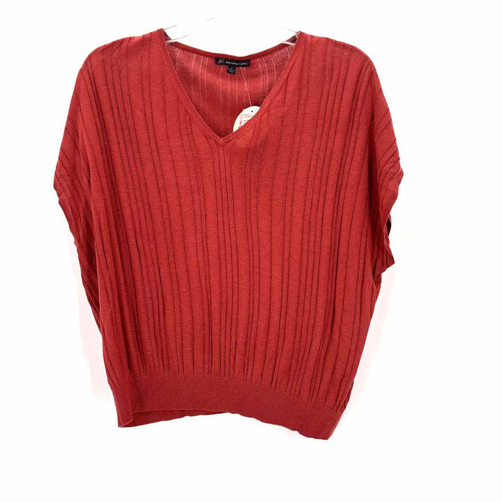 Size S Adrianna Papell Red Knit Shirt