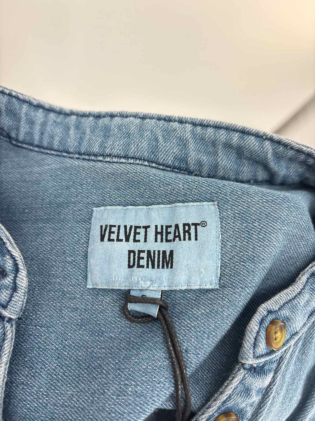 Size S VELVET Denim Shirt