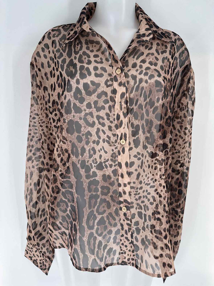 Size L AKIRA Brown Shirt