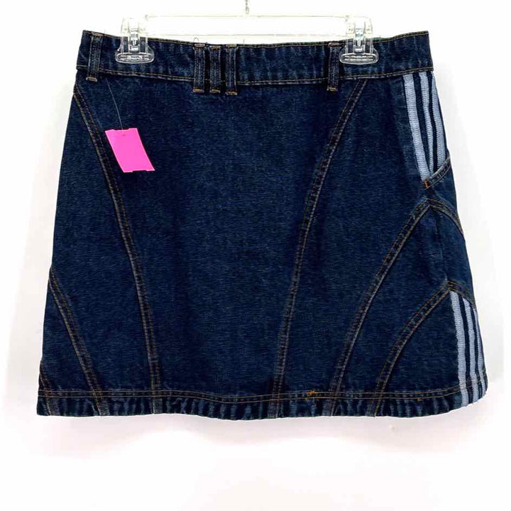 Size L Adidas Navy Denim Skirt