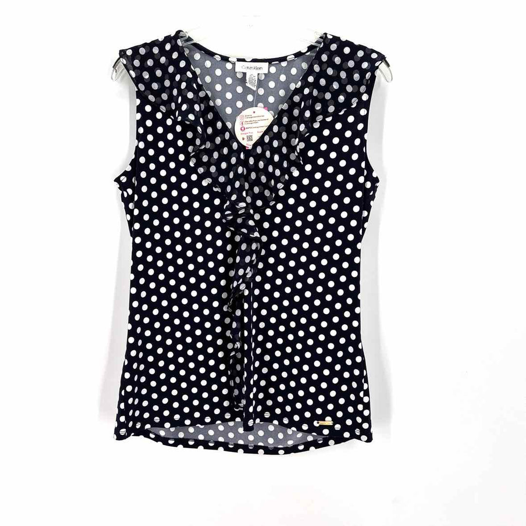 Size M Calvin Klein Navy Knit Shirt