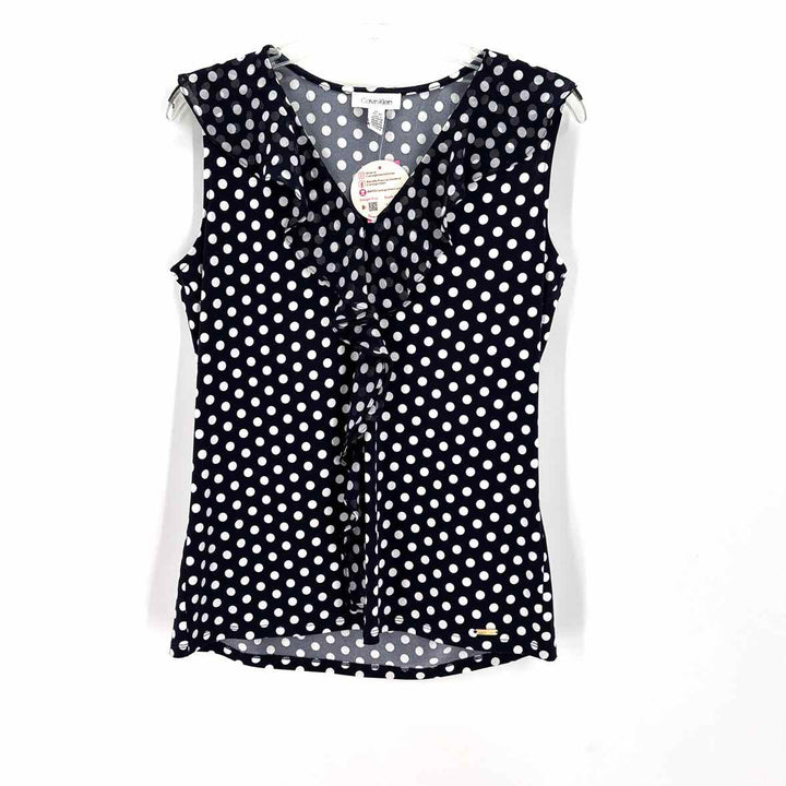 Size M Calvin Klein Navy Knit Shirt
