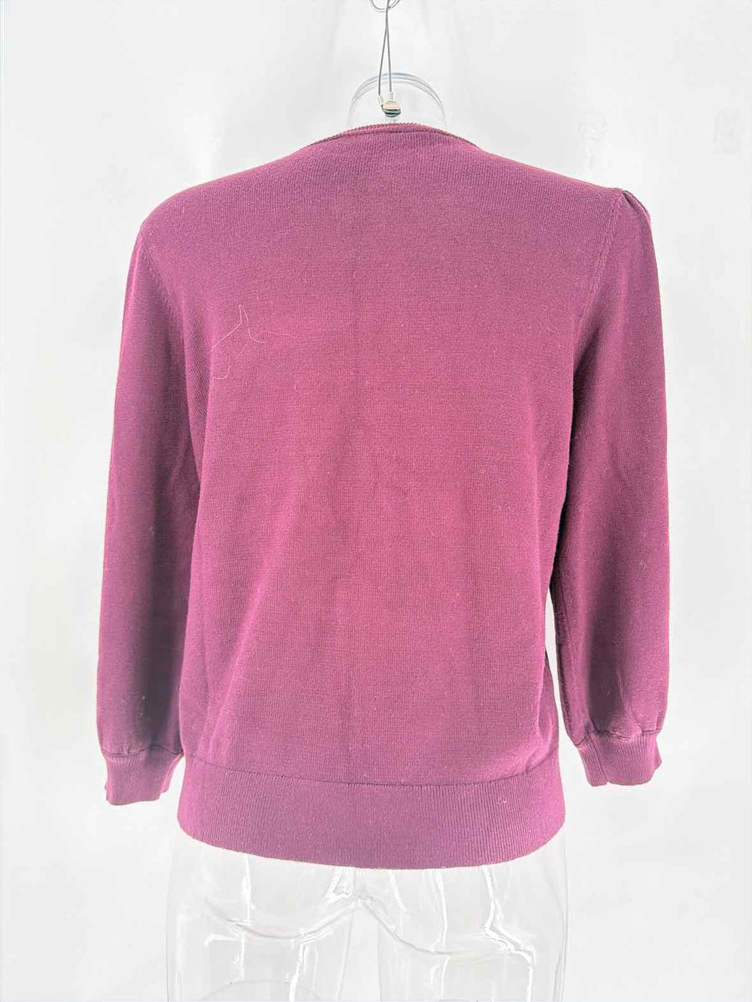 Size L Adrianna Papell Burgundy Sweater