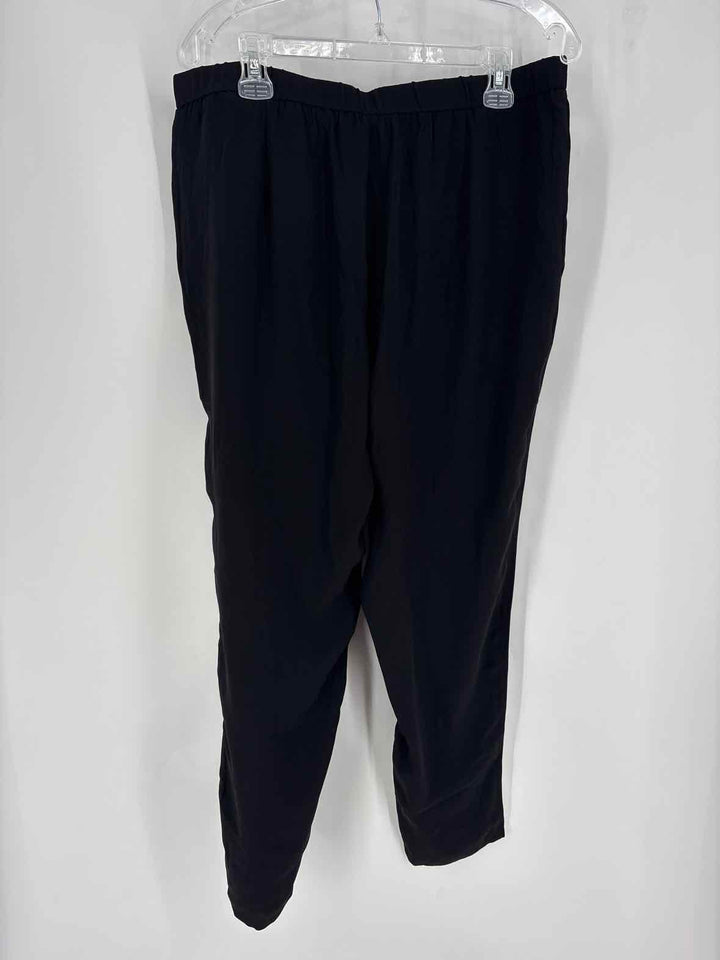 Size L Eileen Fisher Black Pants