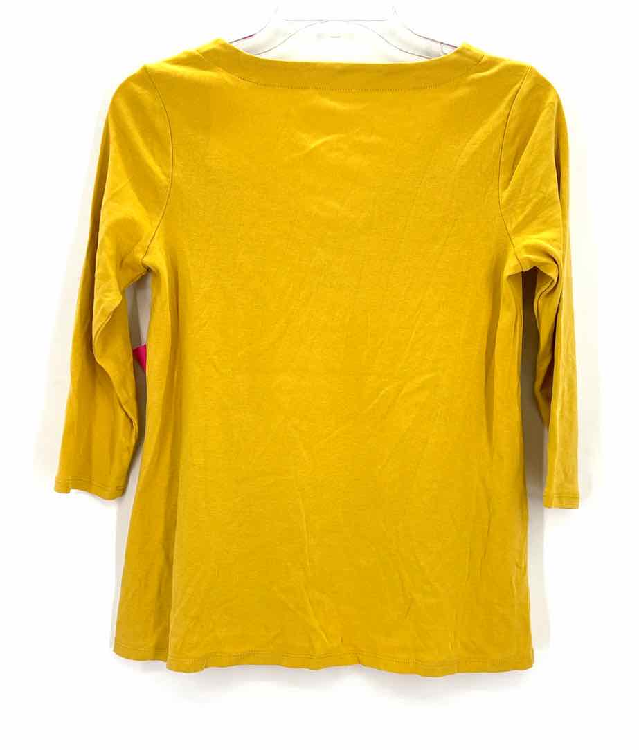 Size XS J JILL Mustard Cotton Shirt