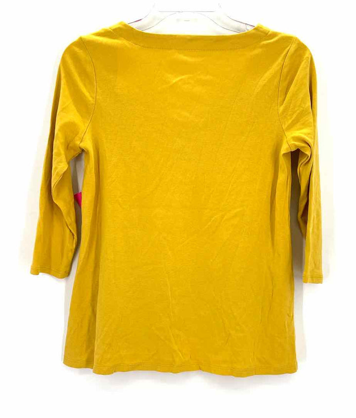 Size XS J JILL Mustard Cotton Shirt