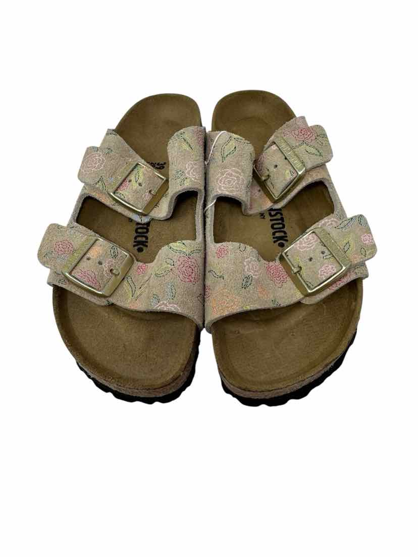 Shoe Size 39 Birkenstock TAN PRINT Sandals