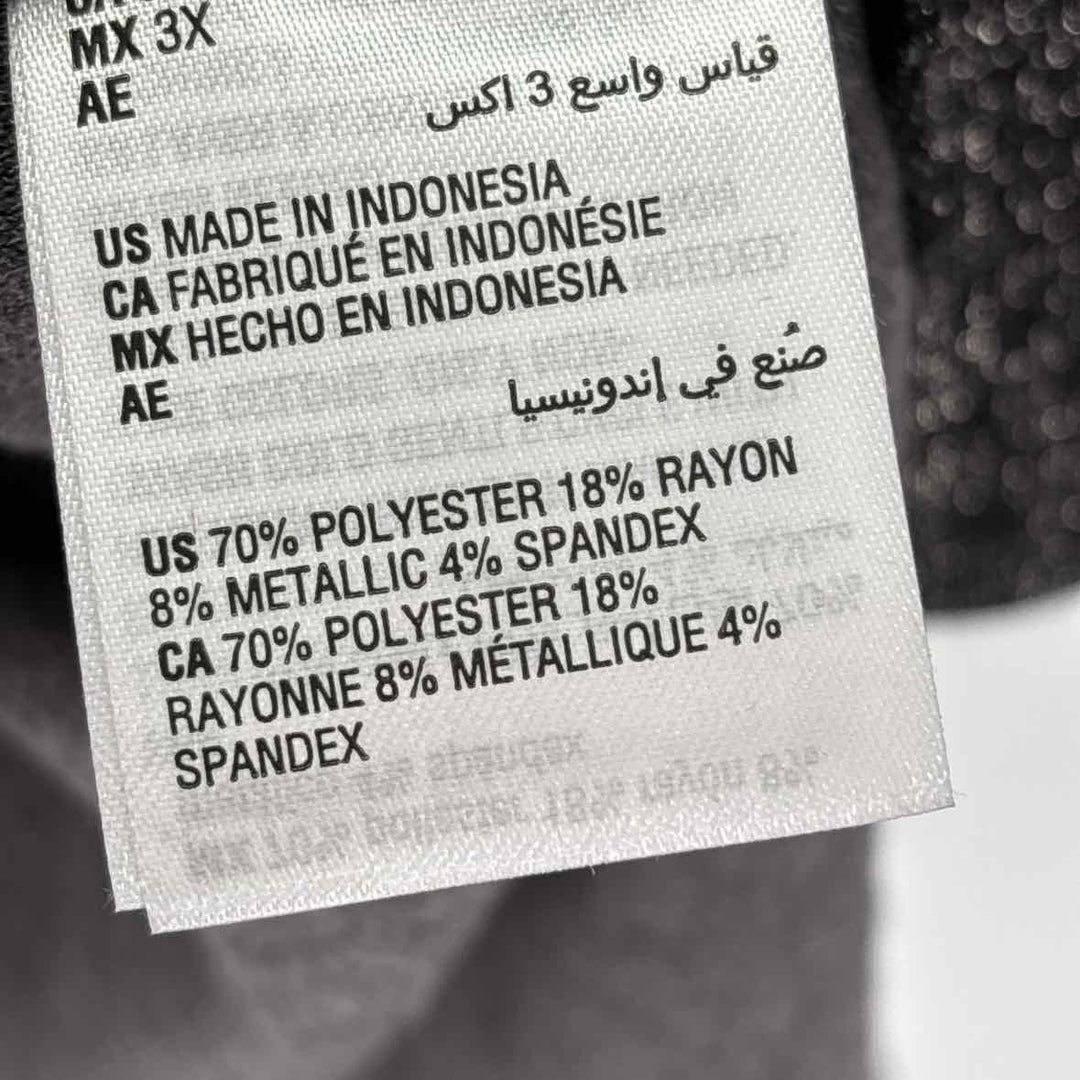Size 3X JM COLLECTION Black Shirt