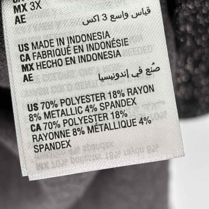 Size 3X JM COLLECTION Black Shirt