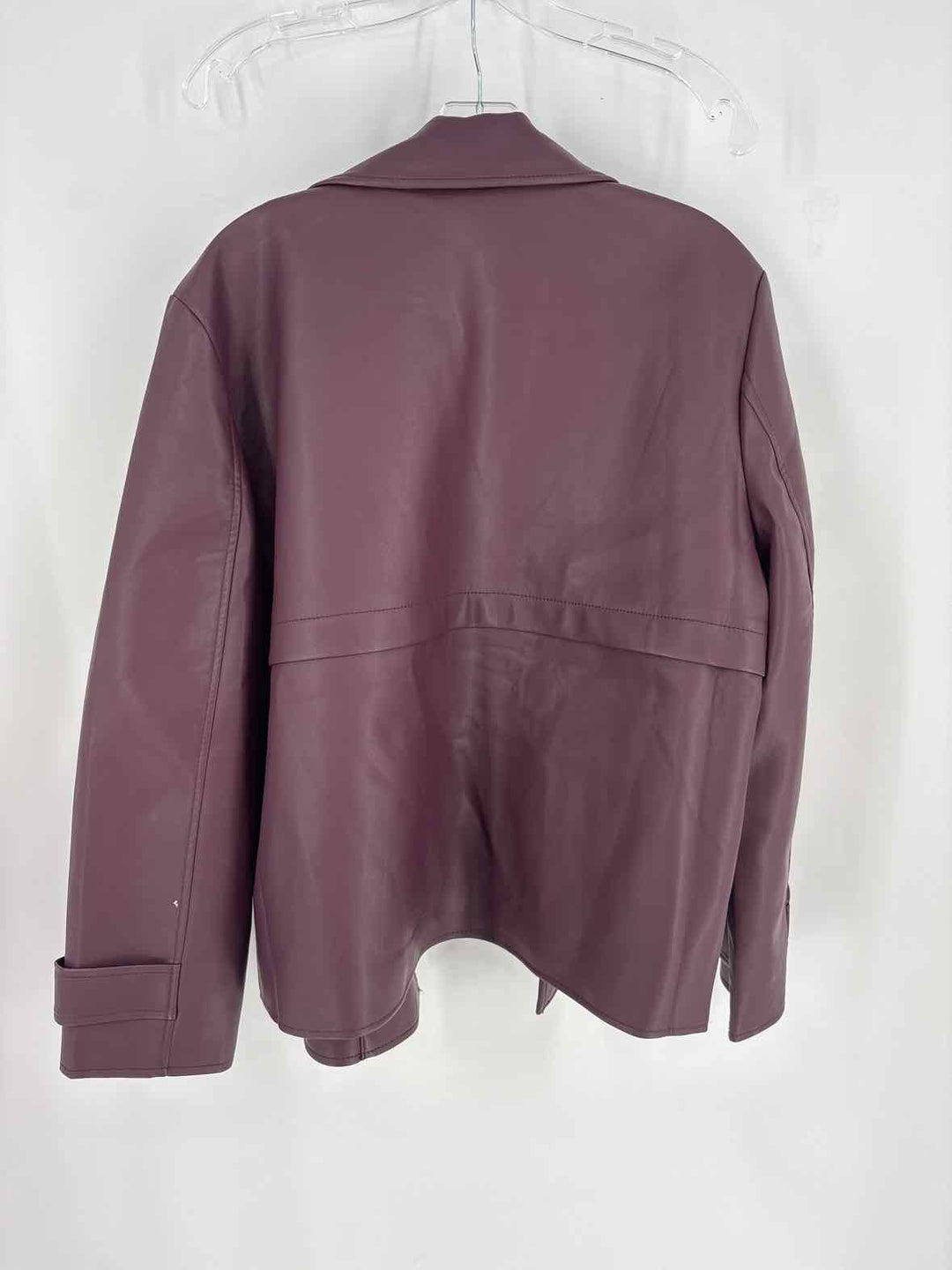 Size XL Chico's Burgundy Polyester Jacket