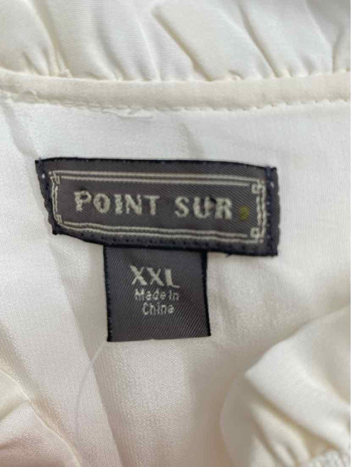 Size XXL POINT SUR Cream Shirt