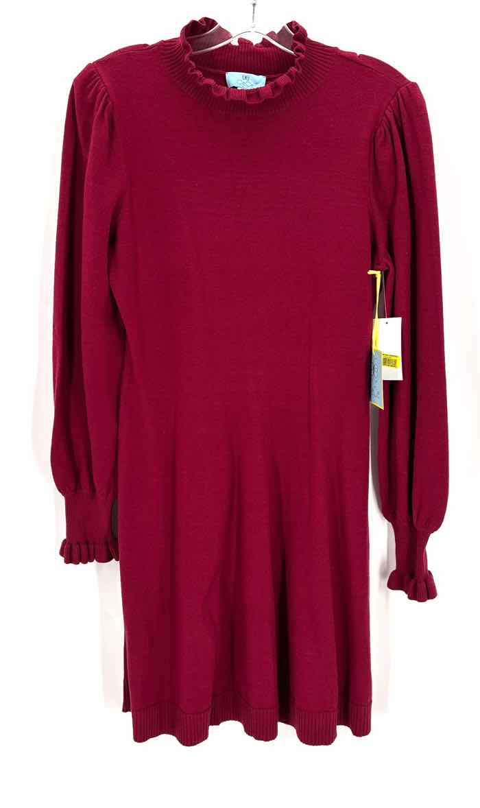 Size M CECE Burgundy Dress