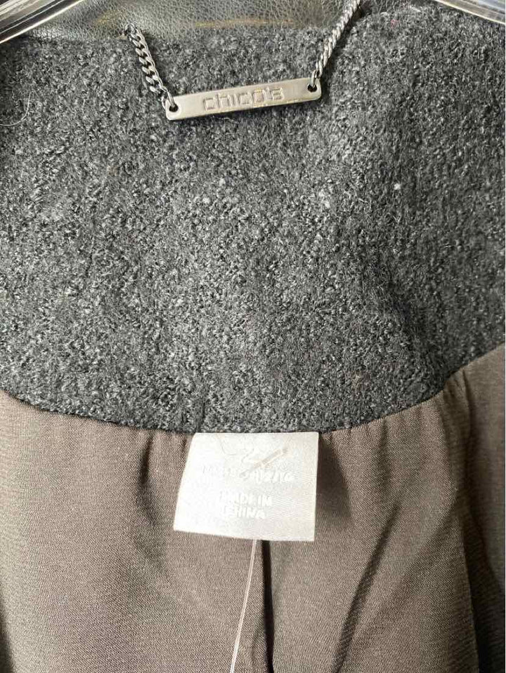 Size L Chico's Gray Jacket