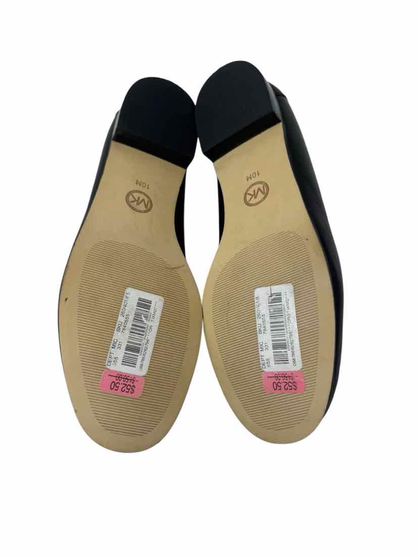 Shoe Size 10 Michael Kors Black Leather Loafers