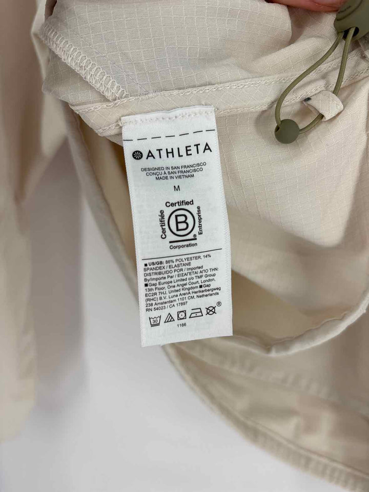 Size M Athleta Cream Jacket