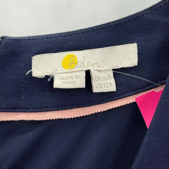 Size 12 Boden Navy Dress
