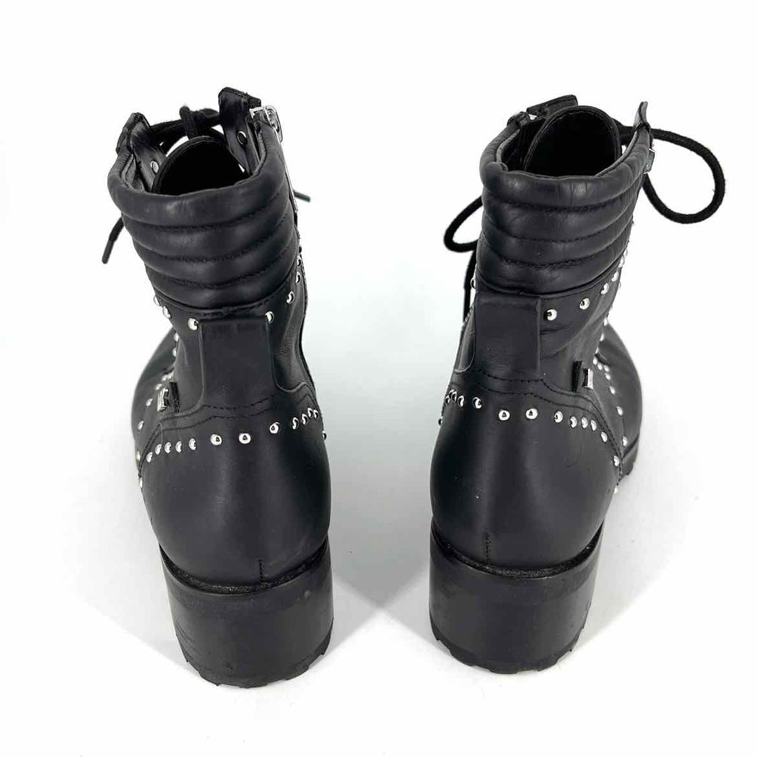 Shoe Size 9.5 Michael Kors Black Leather Boots