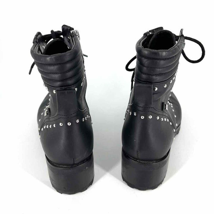 Shoe Size 9.5 Michael Kors Black Leather Boots