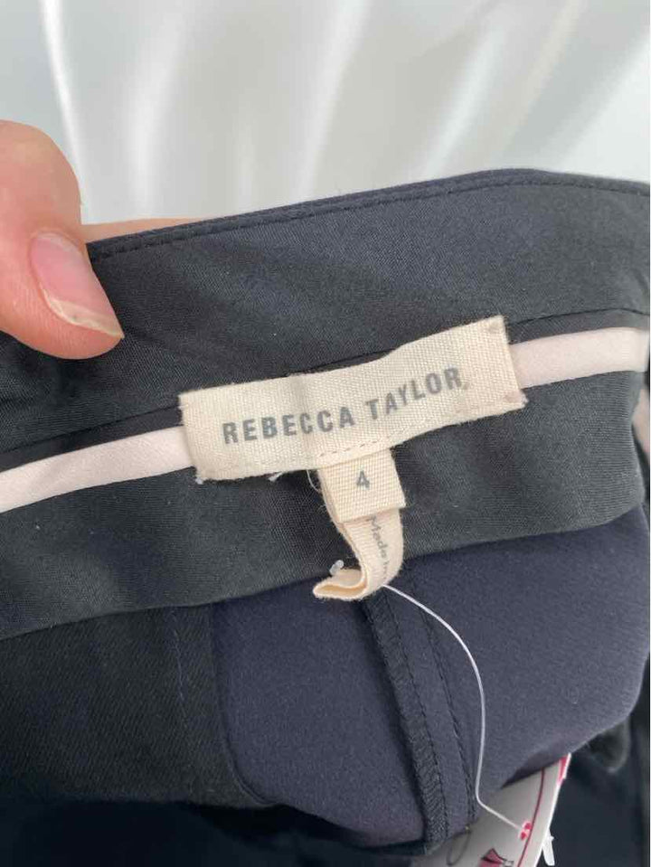 Size 4 REBECCA TAYLOR Black Pants