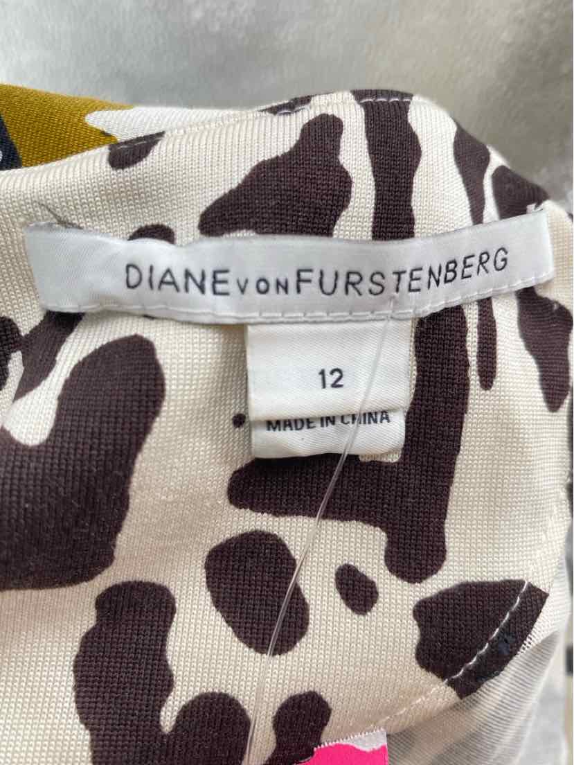Size 12 DIANE VON FURSTENBERG Mustard Pants