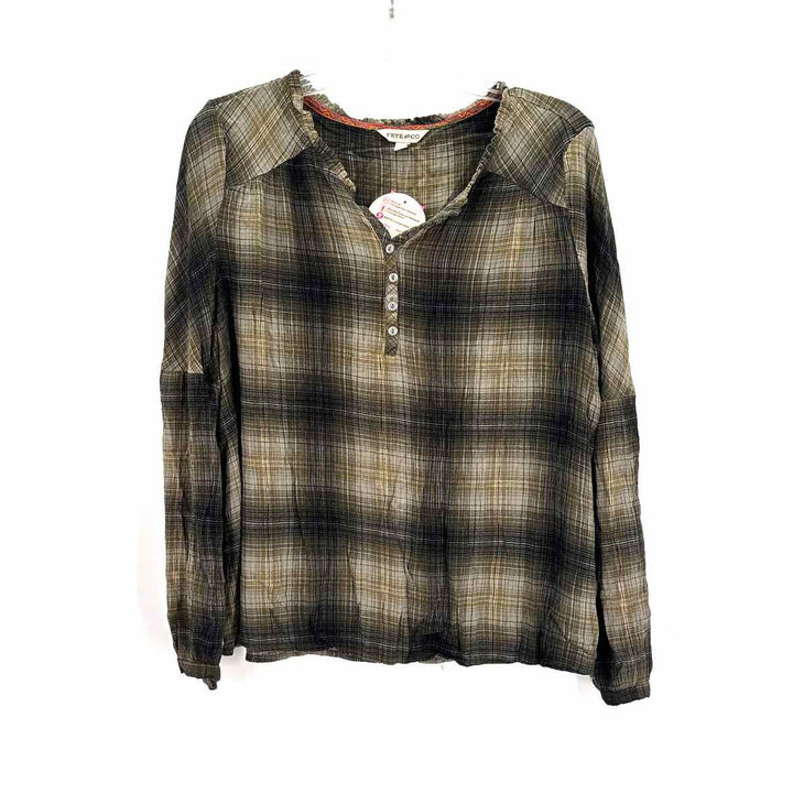 Size L Frye Green Shirt