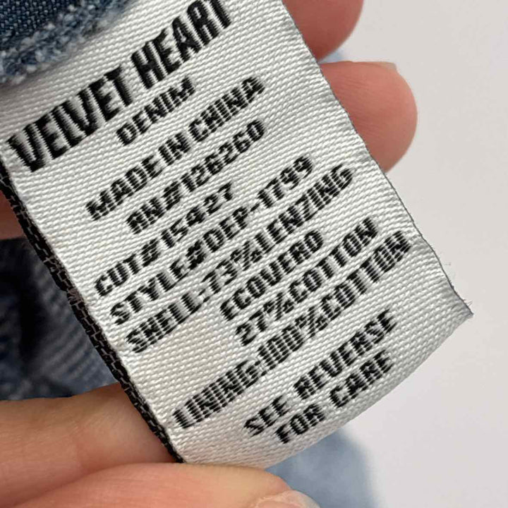 Size XL VELVET HEART Blue Denim Jeans