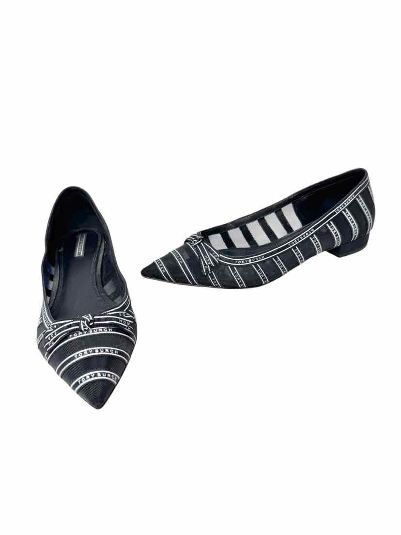 Shoe Size 9 Tory Burch Black Flats