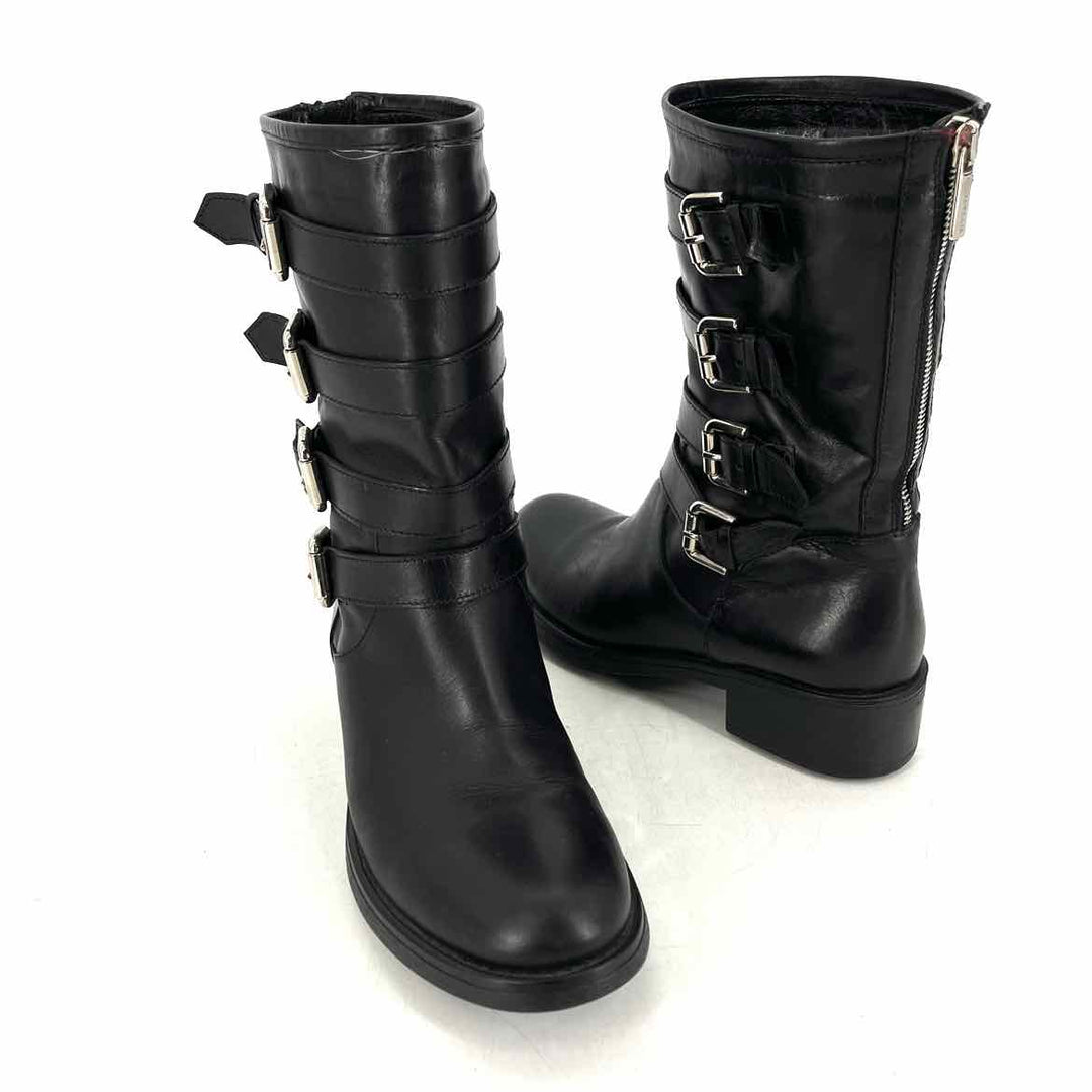 Shoe Size 7.5 Black Leather Boots