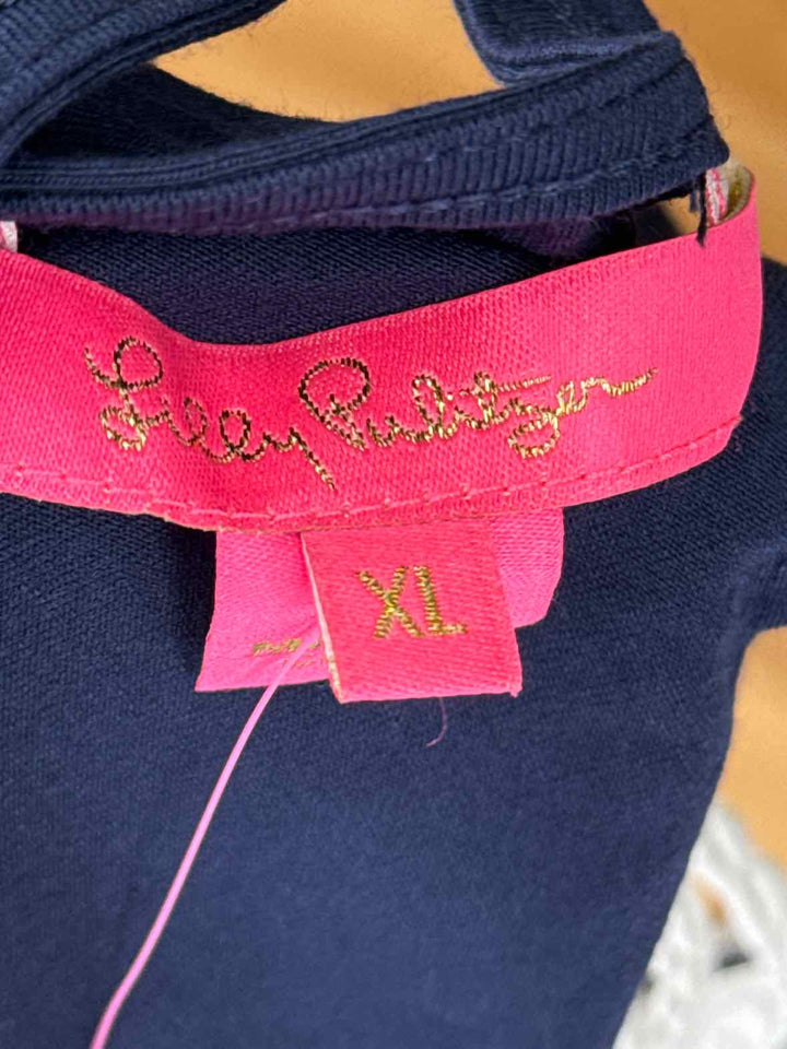 Size XL Lilly Pulitzer Navy Romper