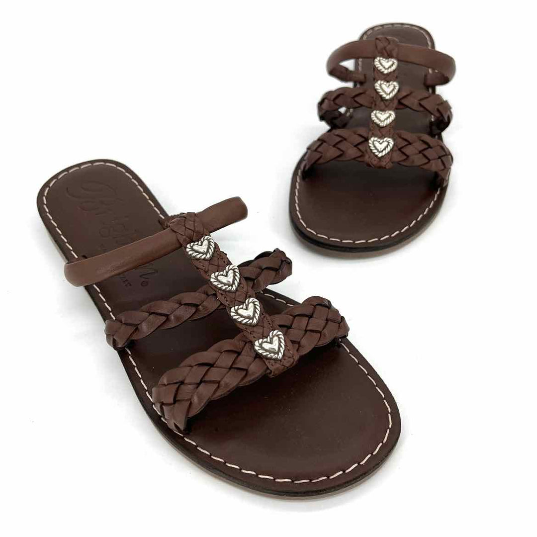 Shoe Size 7.5 BRIGHTON Brown Leather Sandals