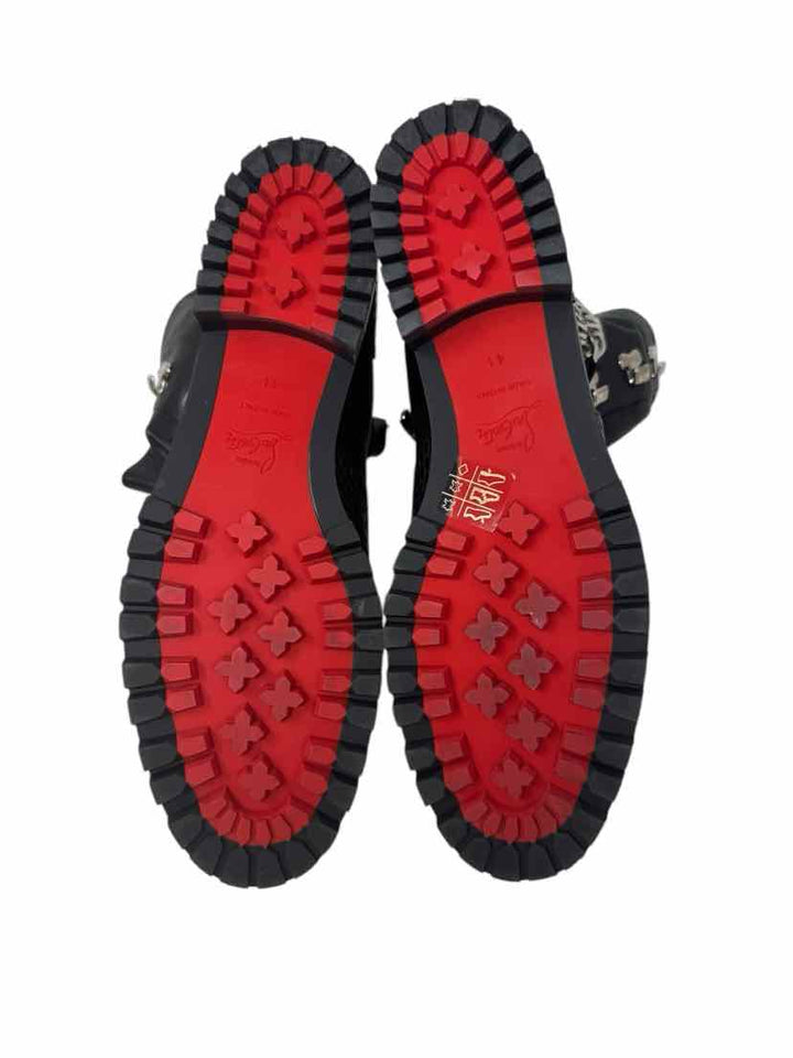 Shoe Size 41 CHRISTIAN LOUBOUTIN Black Leather Luxury - Boots