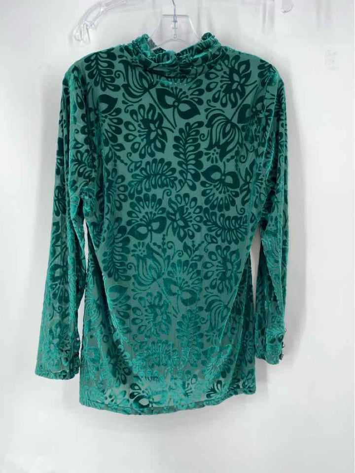Size M SOFT SURROUNDINGS Green Shirt