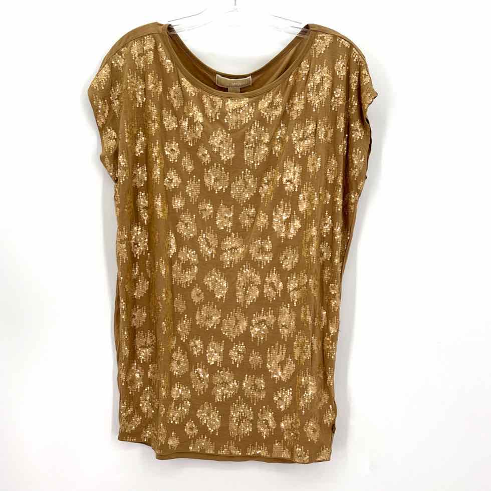 Size M Michael Kors Gold Shirt