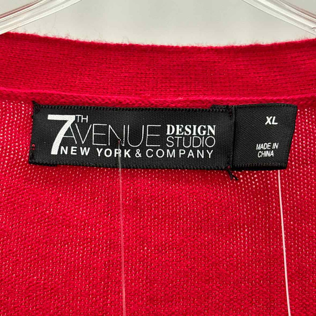 Size XL NY &amp; CO Red Sweater