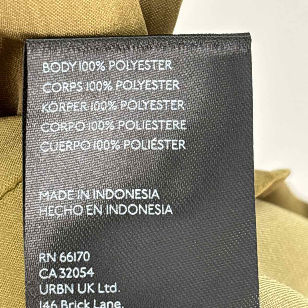 Size XS Anthropologie Olive Sateen Shirt