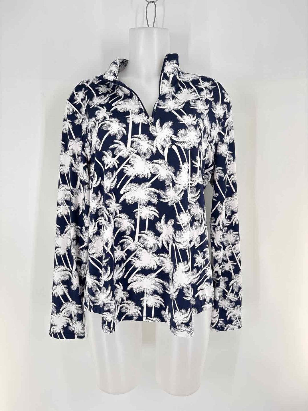 Size L Navy Print Shirt