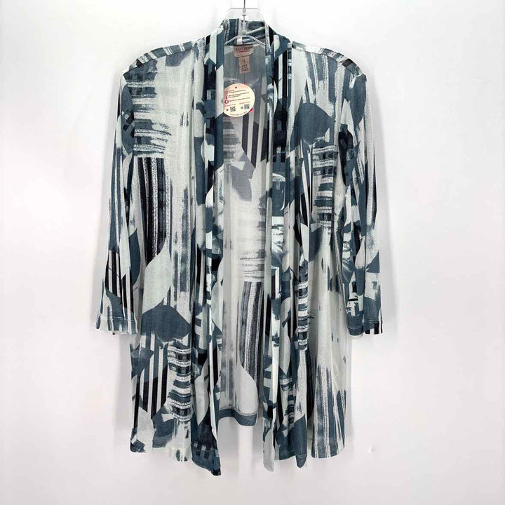 Size M Chico's Blue Mesh Jacket