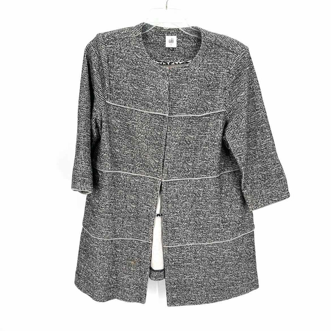 Size L CABI Black/White Jacket