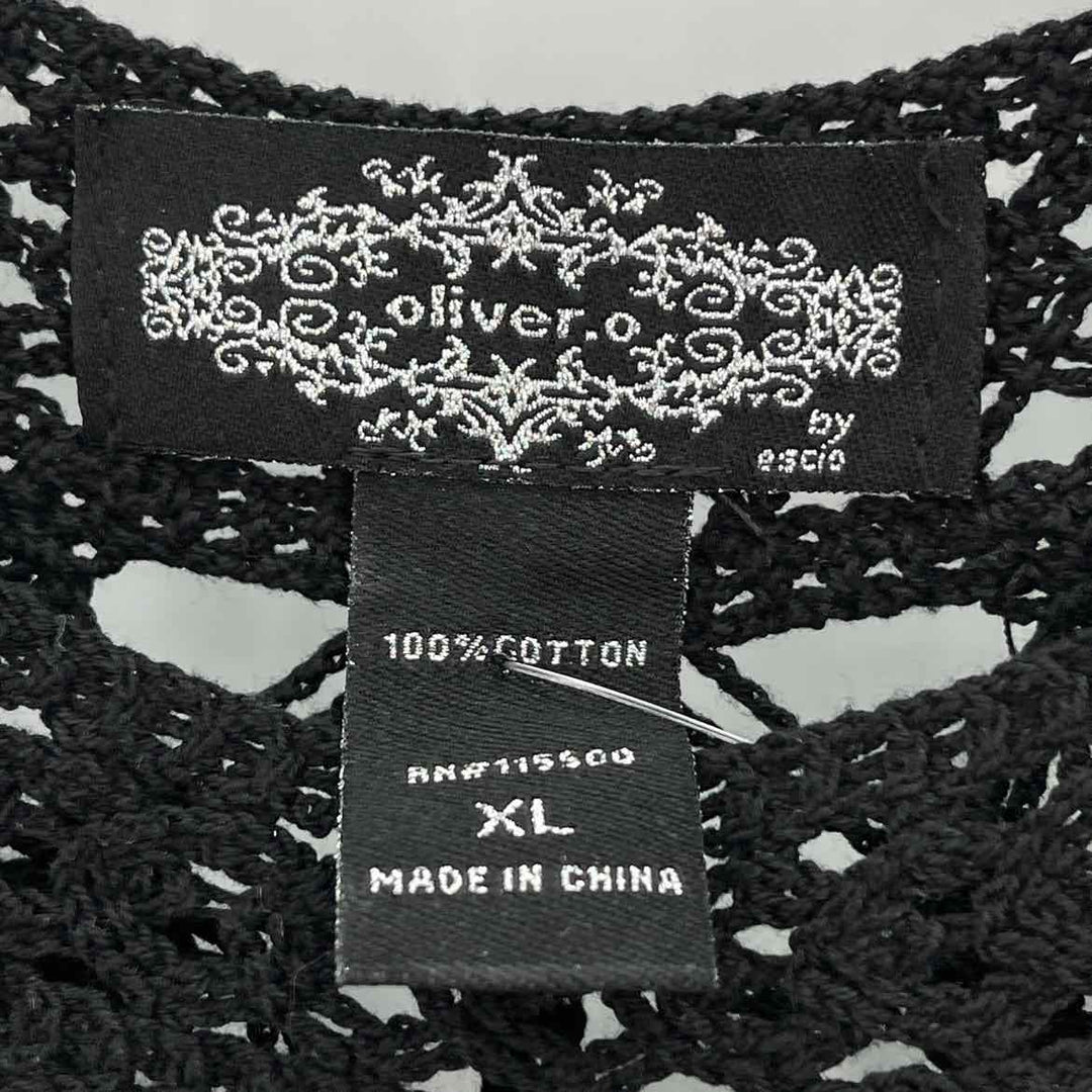 Size XL Black Lace Shirt