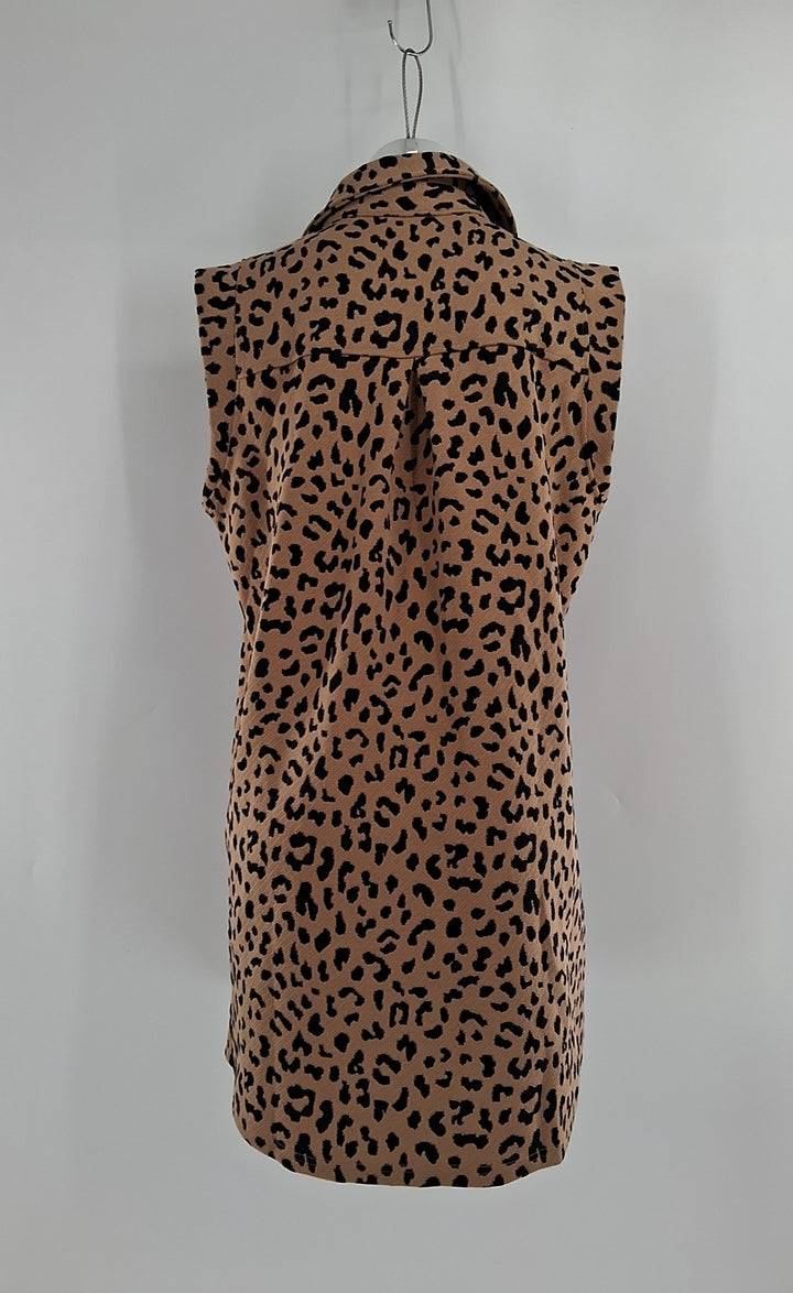 Size L ENTRO Tan Dress