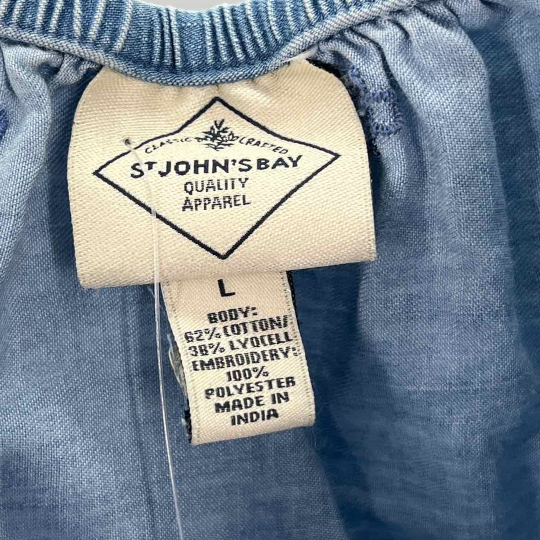 Size L ST JOHN Denim Dress