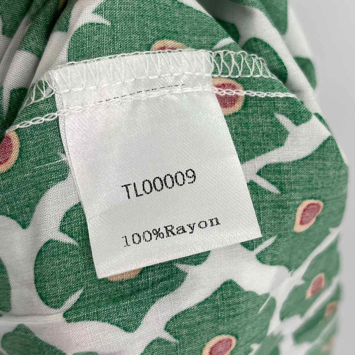 Size L Green Print Dress